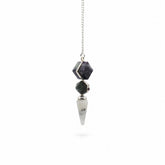 Psychic Gateway Edition - Three Piece Pendulum - Multi Fluorite - Labradorite - Rainbow Moonstone