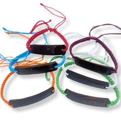 Handmade Friendship Bracelets - Unprinted Custom ready Coconut (asst)